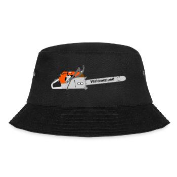 Chainsaw, Forest Mopped - Bucket Hat - black - Front - Lela (165cm)