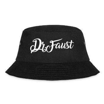 Dr. Faust typography - Bucket Hat - black - Front - Lela (165cm)