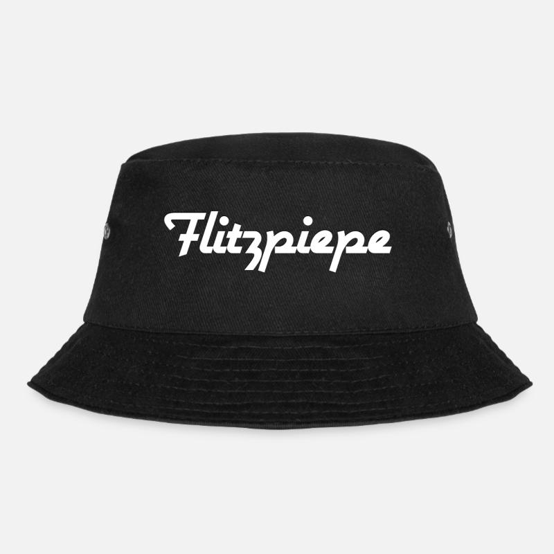 Flitzpiepe - Bucket Hat - Schwarz