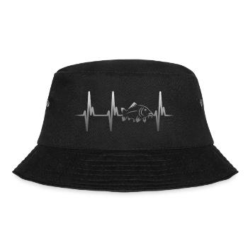 Heartbeat carp - Bucket Hat - black - Front - Lela (165cm)