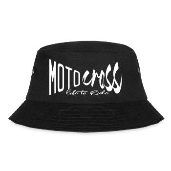 moto cross shirt - Bucket Hat - black - Front - Lela (165cm)