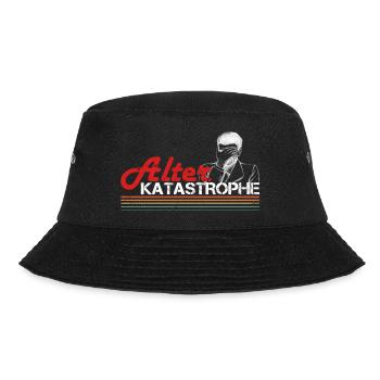 Alter Katastrophe Retro - Bucket Hat - Schwarz - Vorne - Lela (165cm)