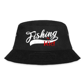 Fishing Kid - Bucket Hat - black - Front - Lela (165cm)
