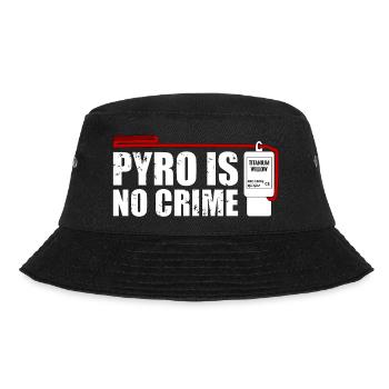 Pyro is no crime fireworks - Bucket Hat - black - Front - Lela (165cm)