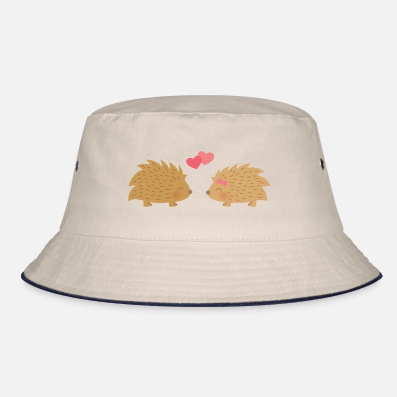 Nette Igel in der Liebe Bucket Hat