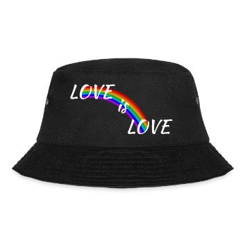 Love is Love - Bucket Hat - black - Front - Lela (165cm)