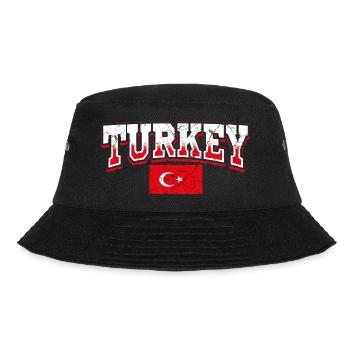 Türkei - Bucket Hat - Schwarz - Vorne - Lela (165cm)