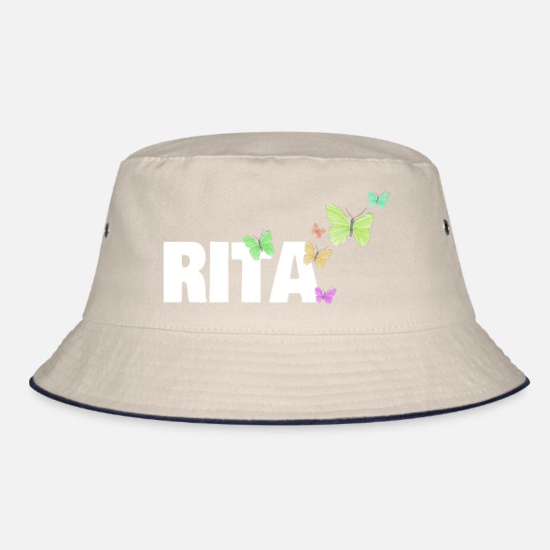 Butterflies for the first name Rita Bucket Hat