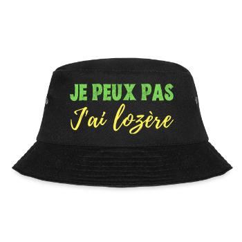 Je peux pas j'ai Lozère - Bob - noir - Devant - Lela (165cm)