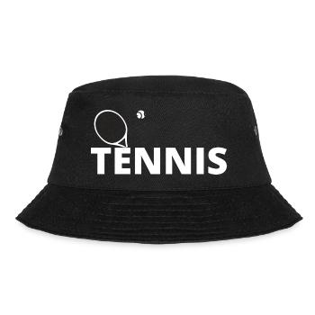 tennis / tennis / tennis players / tennis games - Bucket Hat - black - Front - Lela (165cm)