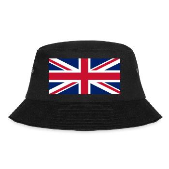 Flagge des Vereinigten Königreichs - Bucket Hat - Schwarz - Vorne - Lela (165cm)