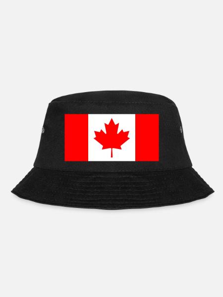Kanada Flagge - Bucket Hat - Schwarz