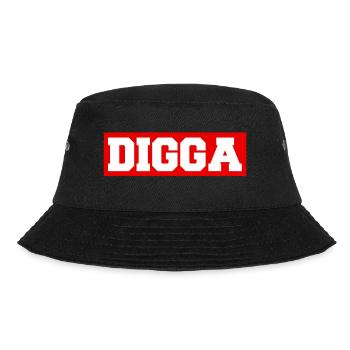 Digga - Bucket Hat - Schwarz - Vorne - Lela (165cm)