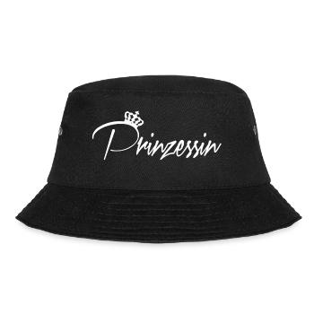 Prinzessin - Bucket Hat - Schwarz - Vorne - Lela (165cm)