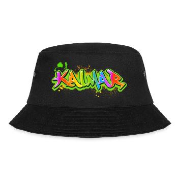 Kalmar Schweden Sverige Graffiti - Bucket Hat - Schwarz - Vorne - Lela (165cm)