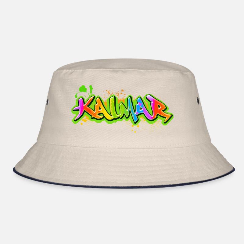 Kalmar Sweden Sverige Graffiti Bucket Hat