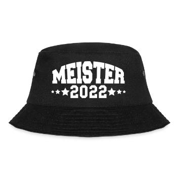 Meister 2022 Aufstieg Fußball Handball - Bucket Hat - Schwarz - Vorne - Lela (165cm)