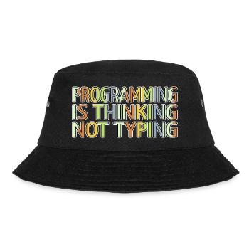 statement anonymous mask hacker fans hacking codes - Bucket Hat - black - Front - Lela (165cm)