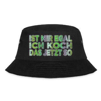 geburtstagsgeschenkidee cool geschenkidee cooking - Bucket Hat - Schwarz - Vorne - Lela (165cm)