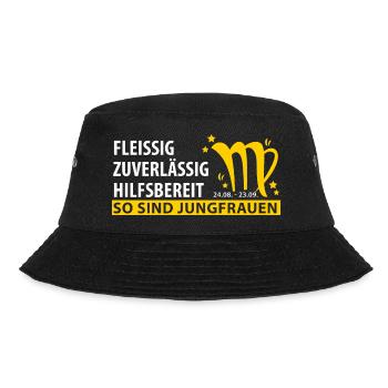 Sternzeichen Jungfrau Eigenschaften - Bucket Hat - Schwarz - Vorne - Lela (165cm)
