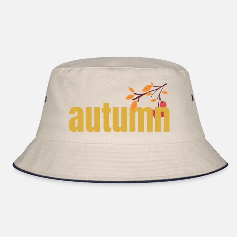 Blatt Herbst Baum Orange Herbstblätter Saison Bucket Hat