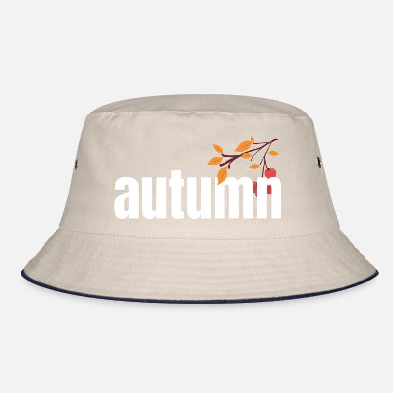 Blatt Herbst Baum Orange Herbstblätter Saison Bucket Hat