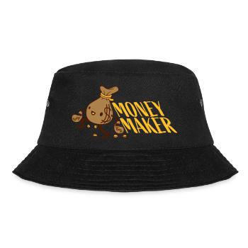 Money Maker happy money bag - Bucket Hat - black - Front - Lela (165cm)