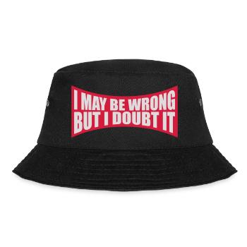 I may be wrong - Bucket Hat - black - Front - Lela (165cm)