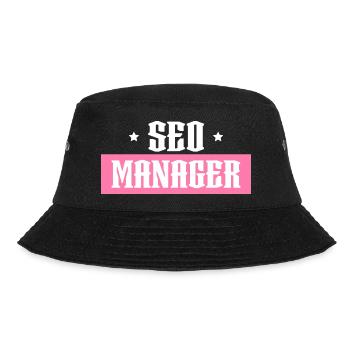 SEO Manager tshirt rose noir - Bob - noir - Devant - Lela (165cm)