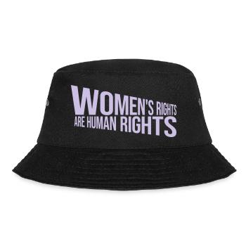 womens rights feminist quote - Bucket Hat - black - Front - Lela (165cm)