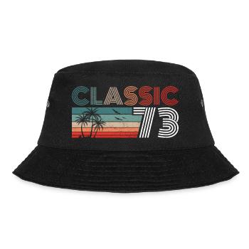 50 Year Old Birthday 2023 Classic 1973 50 Birthday - Bucket Hat - Schwarz - Vorne - Lela (165cm)