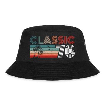 46 Year Old Birthday 2022 Classic 1976 46 Birthday - Bucket Hat - black - Front - Lela (165cm)