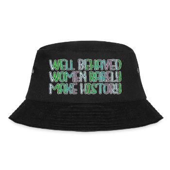 humor liberal womens march protest cool - Bucket Hat - Schwarz - Vorne - Lela (165cm)