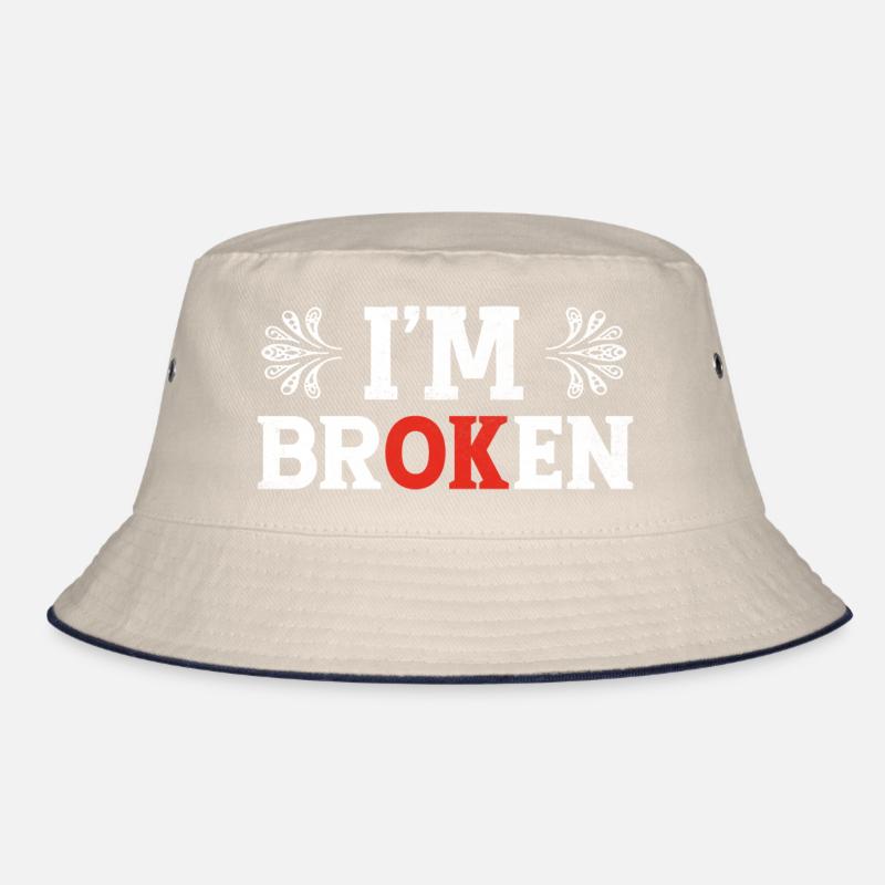 I ́m brOKen Bucket Hat
