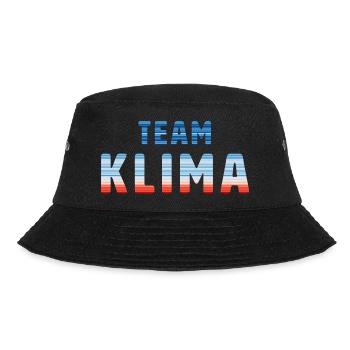 Team Klima | Warming Stripes - Bucket Hat - Schwarz - Vorne - Lela (165cm)