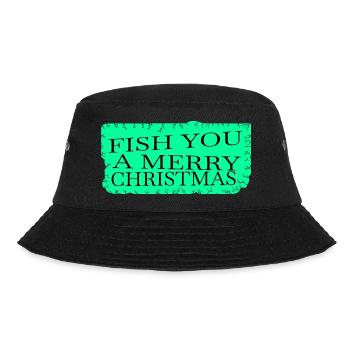 Animal Love Dork Fishing Tournaments Rod Quote - Bucket Hat - black - Front - Lela (165cm)