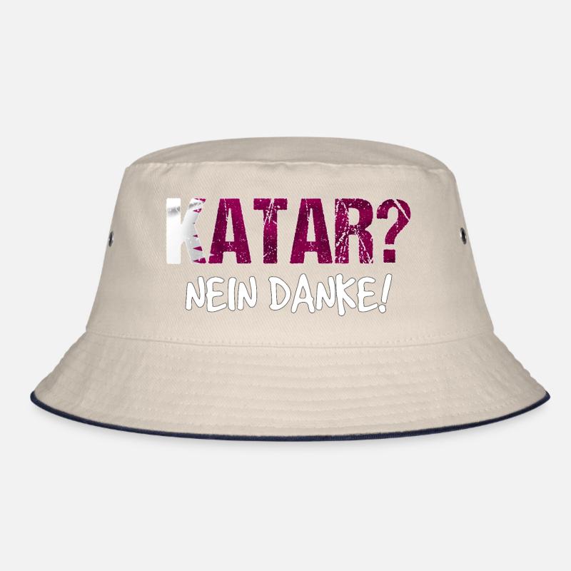 Katar Boykott Spruch Geschenk Bucket Hat
