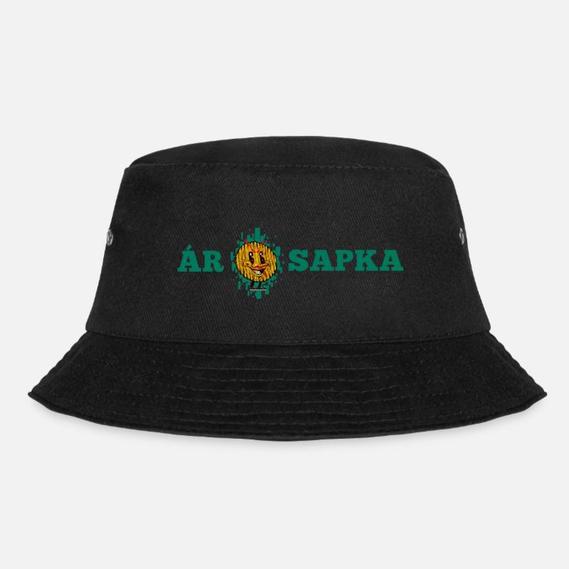 ÁRSAPKA KRUMPLI - Bucket Hat - black