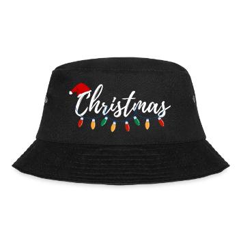 Weihnachtsgeschenk - Bucket Hat - Schwarz - Vorne - Lela (165cm)