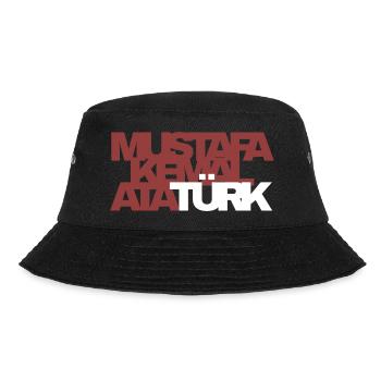 Mustafa Kemal Atatürk - Bucket Hat - black - Front - Lela (165cm)