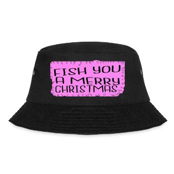 baby dork fairy tail christmas vacation dinosaurs - Bucket Hat - Schwarz - Vorne - Lela (165cm)