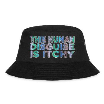 science fiction alien puns alien lover - Bucket Hat - black - Front - Lela (165cm)