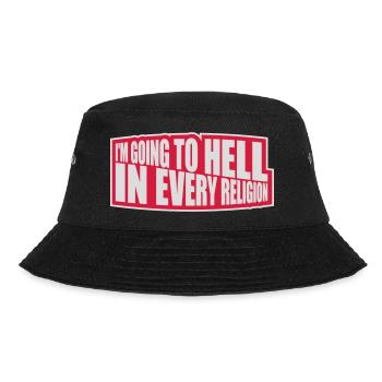 in going to hell - Bucket Hat - black - Front - Lela (165cm)
