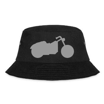 Motorrad - Bucket Hat - Schwarz - Vorne - Lela (165cm)