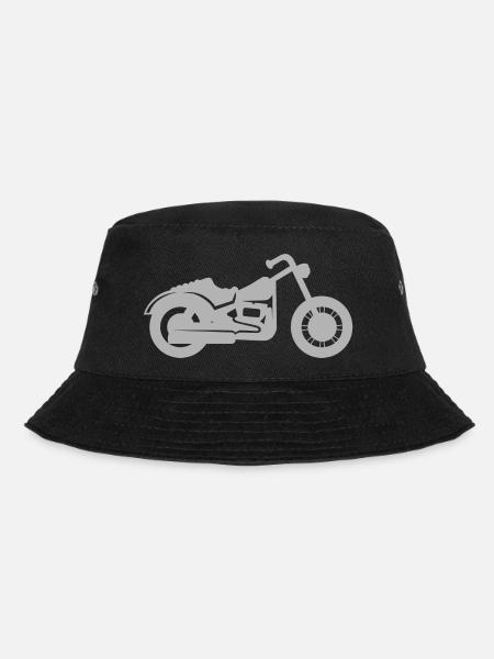 Motorrad - Bucket Hat - Schwarz