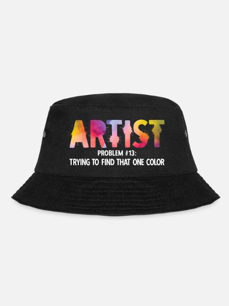 Maler Zeichner für Künstler - Bucket Hat - Schwarz