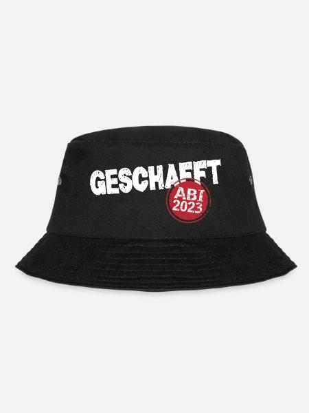 Abi 2023 geschafft Abishirt - Bucket Hat - Schwarz
