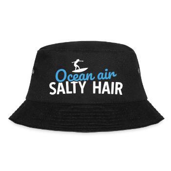 Surfen Wellenreiten Für Surfing - Bucket Hat - Schwarz - Vorne - Lela (165cm)