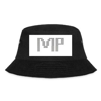 MP ART OF LETTERS - Bucket Hat - Schwarz - Vorne - Lela (165cm)