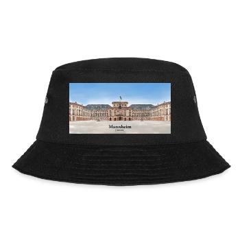 Barockschloss Mannheim Aquarell - Bucket Hat - Schwarz - Vorne - Lela (165cm)
